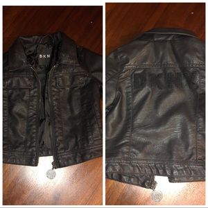 Leather jacket DKNY